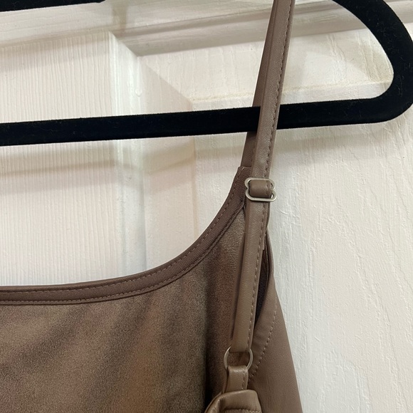 New! Wild Fable long faux leather dress - Picture 7 of 7